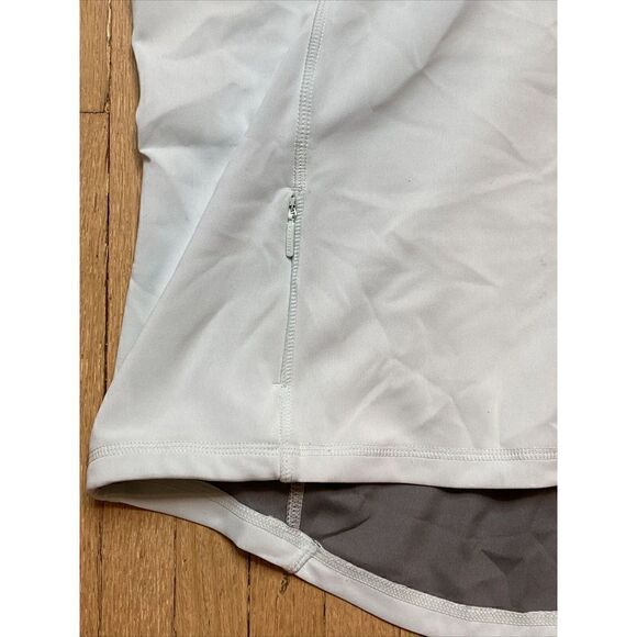 Athleta Women M Jacket Sweatshirt Blue 1/2 Zip Knit Stretch Activewear 54023 - Picture 3 of 12